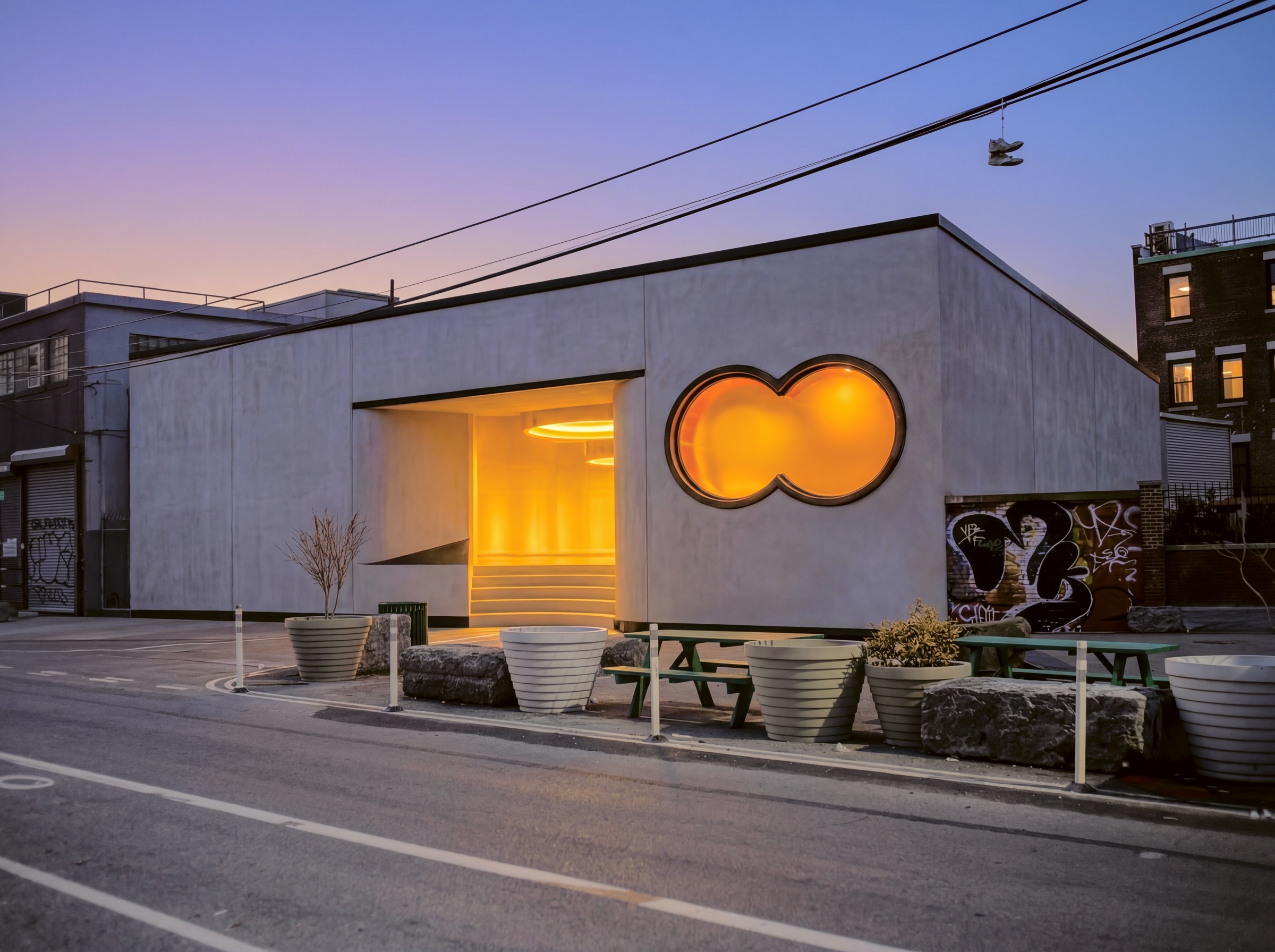 The Round music venue, street view